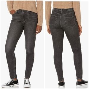 Levi's 721 High Rise Stretch Skinny Leg Grey Denim Jeans Jegging